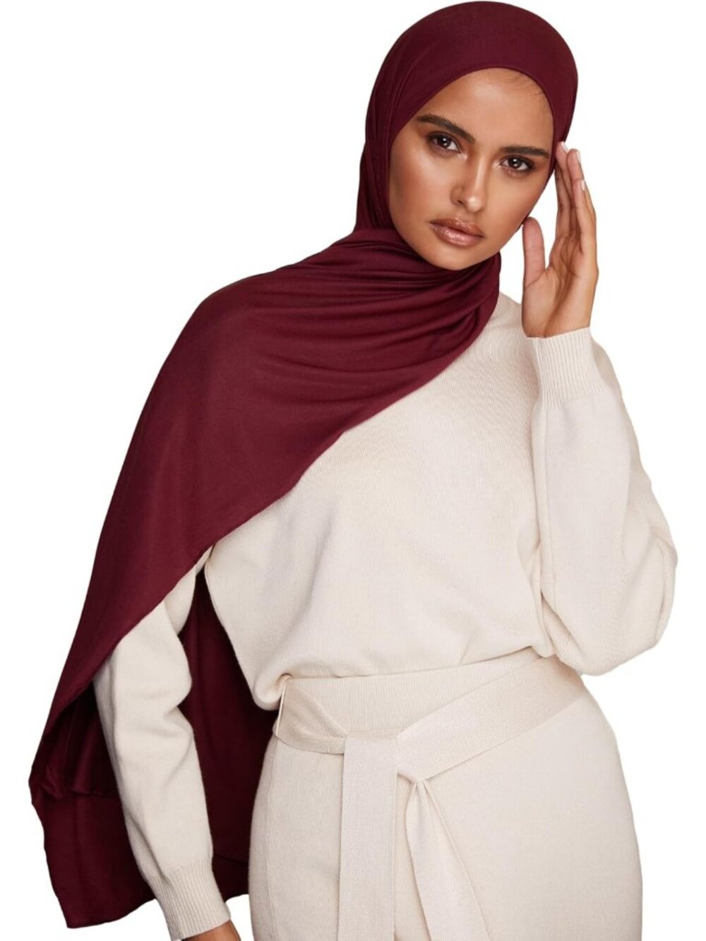 Premium Jersey Hijab Scarf for Women - Stylish Islamic Head Wrap & Fashion